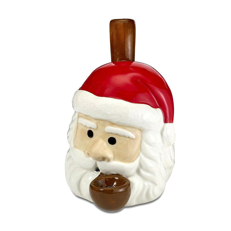 Roast & Toast Holiday Themed Hand Pipe - Design:Santa Pipe