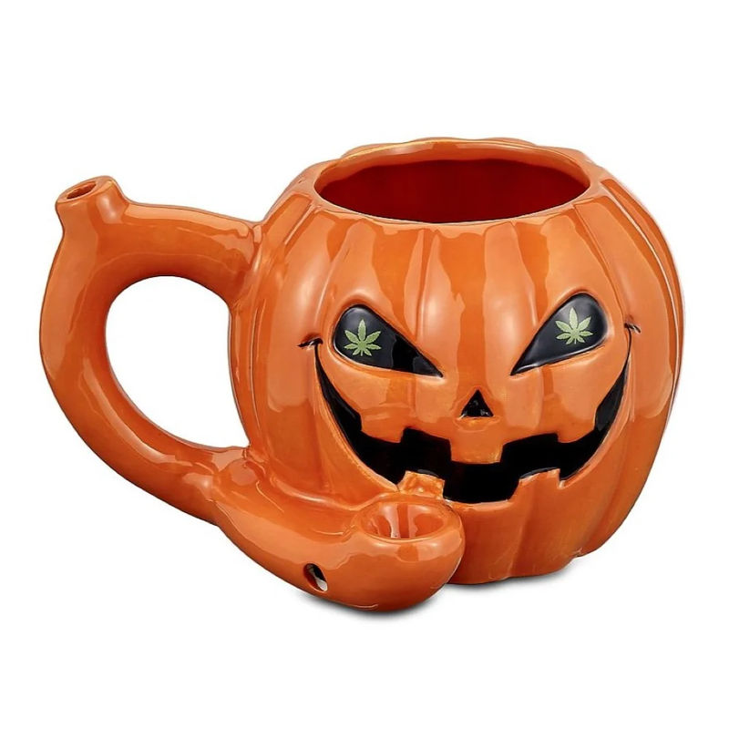 Roast & Toast Holiday Themed Mug Pipe - Design:Jack-O-Lantern