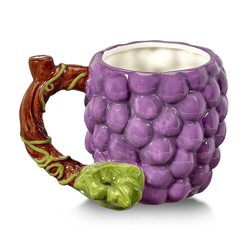 Roast & Toast Food Themed Mug Pipe - Design:Grapes