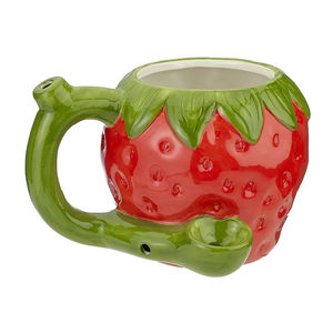 Roast & Toast Food Themed Mug Pipe - Design:Strawberry