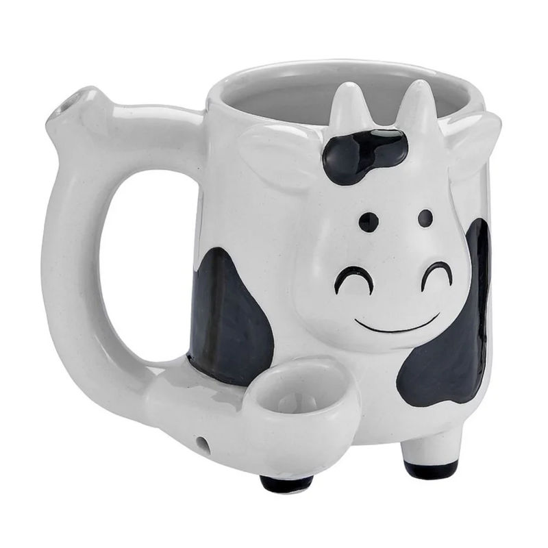 Roast & Toast Animal Themed Mug Pipe - Design:Happy Cow
