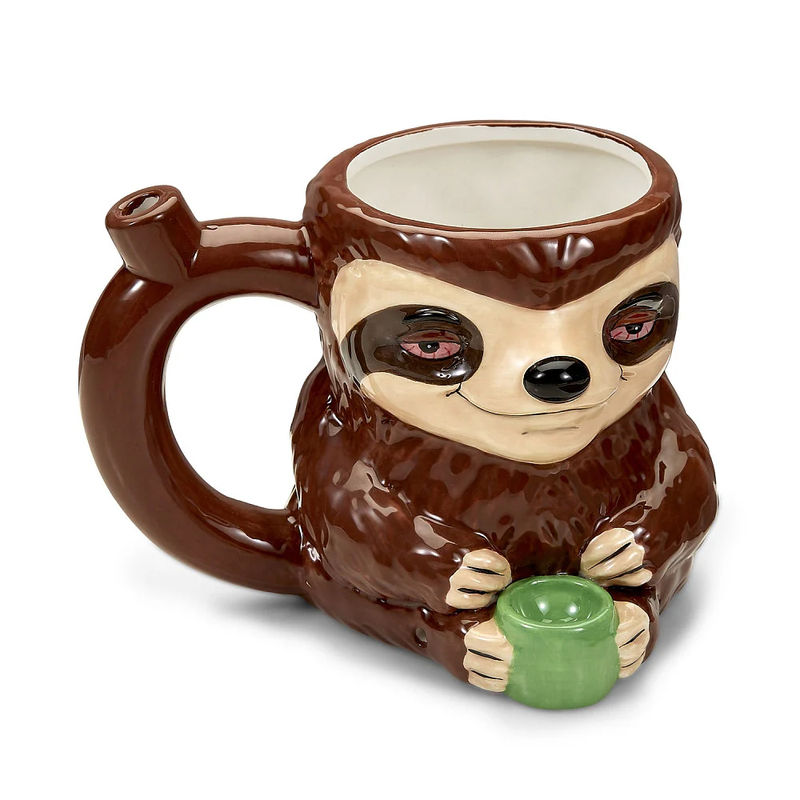 Roast & Toast Animal Themed Mug Pipe - Design:Stoned Sloth