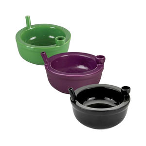 Roast & Toast Cereal Bowl Pipe - Color:Black