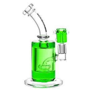 Pulsar 9” Freezable Glycerin Bong with Matching Bowl - Color:Green