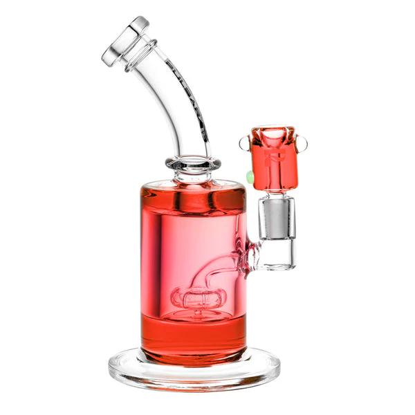 Pulsar 9” Freezable Glycerin Bong with Matching Bowl - Color:Red