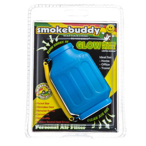 Smoke Buddy Junior Sploof Air Filter - Color:Glow in the Dark Blue