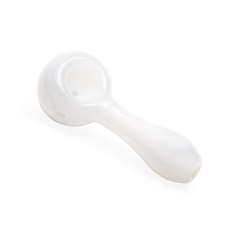 Grav® 4” Classic Spoon Hand Pipe - Color:White