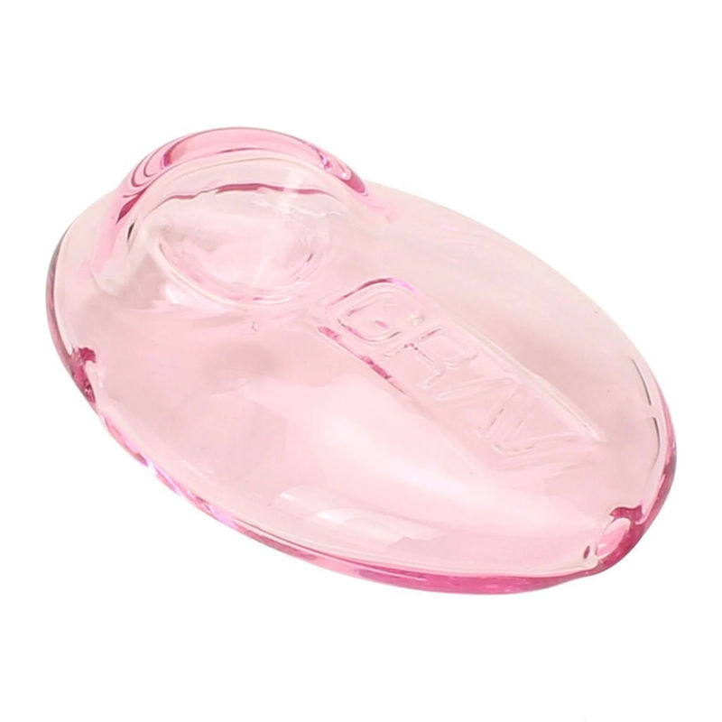 Grav® Pebble Spoon Hand Pipe - Color:Pink
