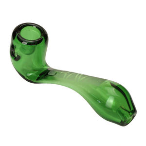 Grav® 4” Mini Classic Sherlock Hand Pipe - Color:Green