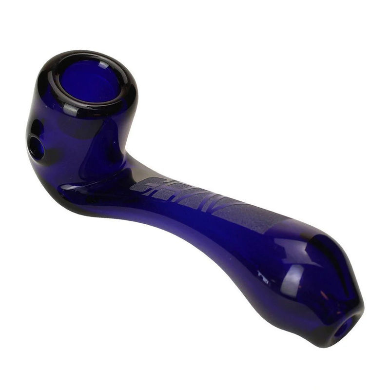 Grav® 4” Mini Classic Sherlock Hand Pipe - Color:Blue