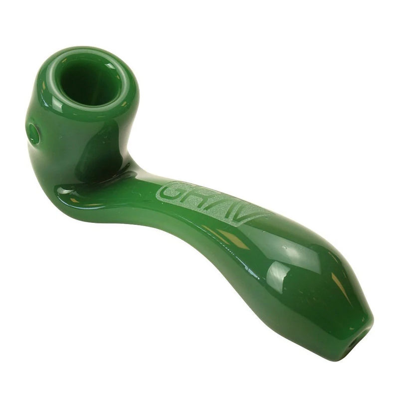 Grav® 4” Mini Classic Sherlock Hand Pipe - Color:Jade Green