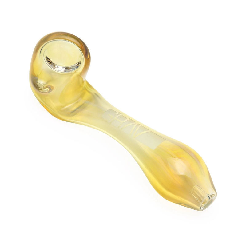Grav® 6” Large Classic Sherlock Hand Pipe - Color:Fumed