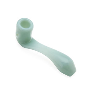 Grav® 6” Large Classic Sherlock Hand Pipe - Color:Mint Green