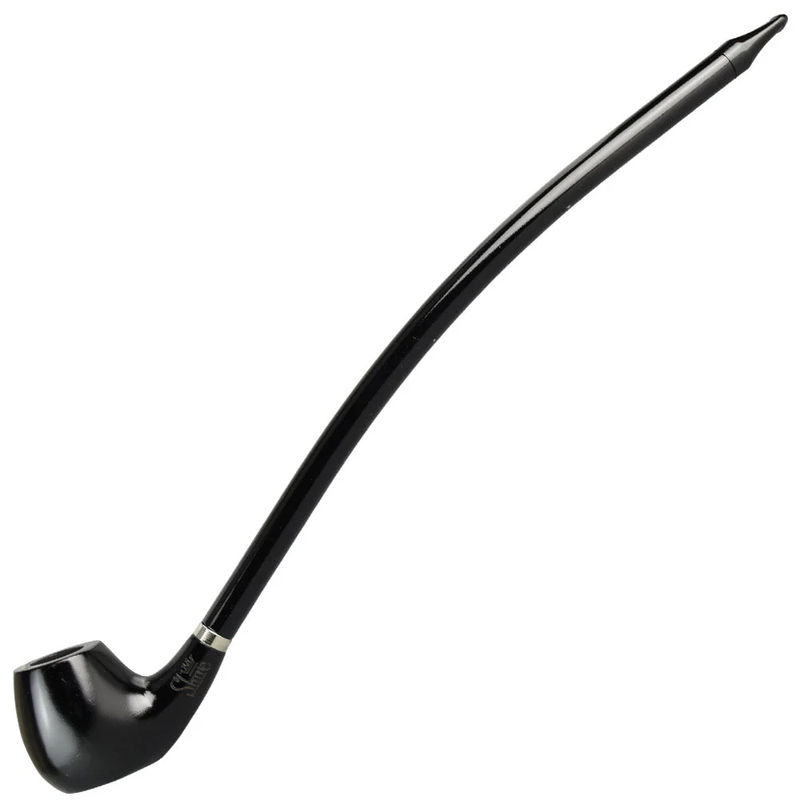 Pulsar Shire Tobacco Pipes - Style:Churchwarden African Black 15" Pipe