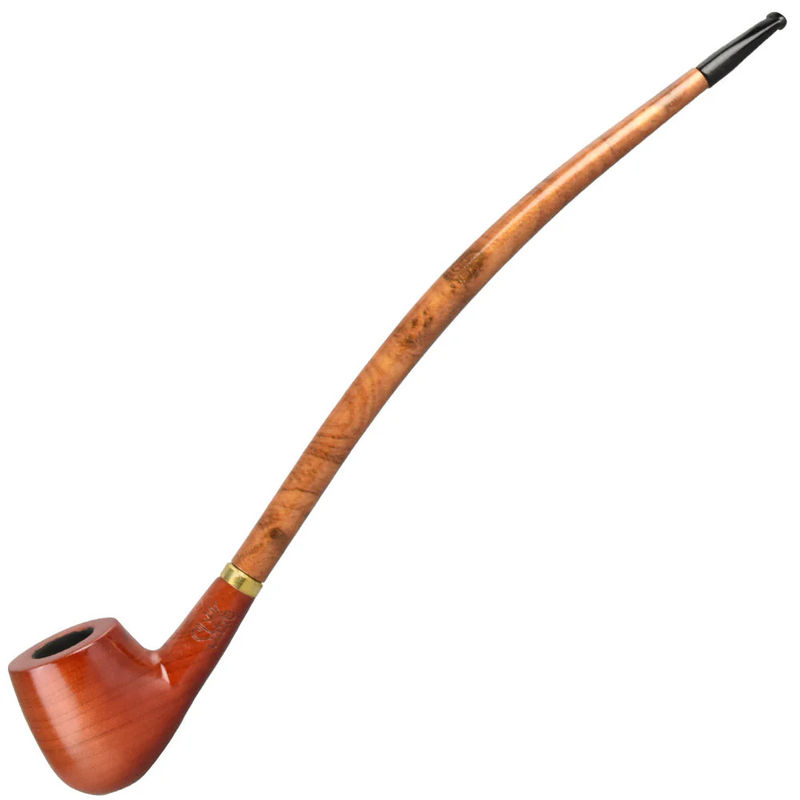 Pulsar Shire Tobacco Pipes - Style:Apple Churchwarden African 13.5" Pipe