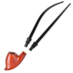 Pulsar Shire Tobacco Pipes - Style:Volcano/Churchwarden Hybrid African 12.5" Pipe