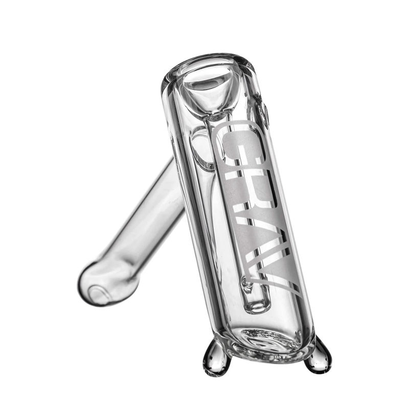 Grav® Large Clear Glass Hammer Bubbler