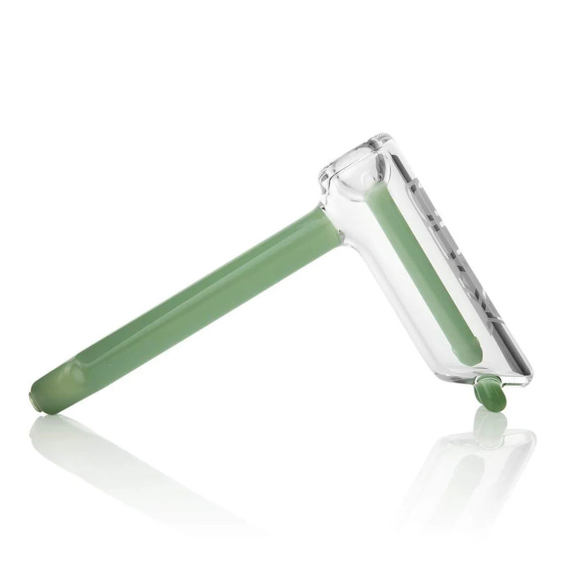 Grav® Large Hammer Bubbler w. Colored Accents - Color:Jade Green