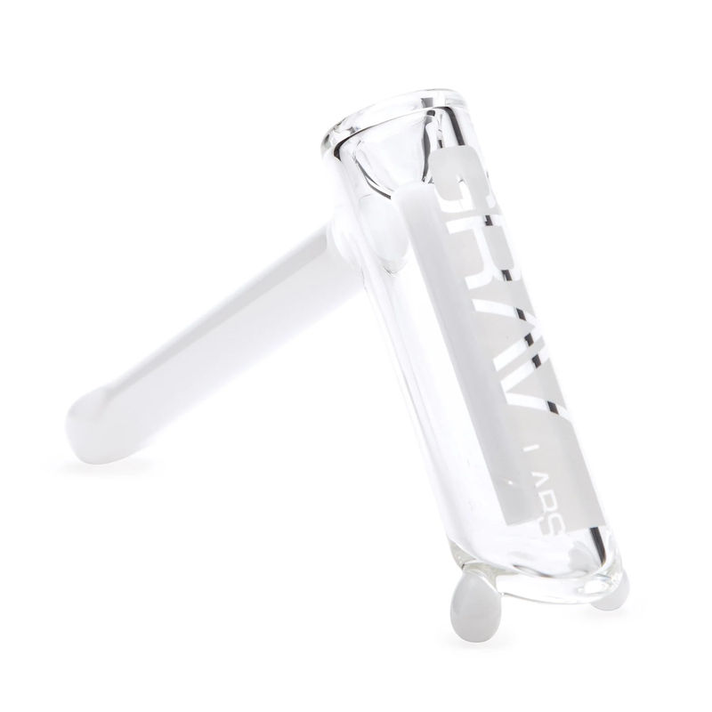 Grav® Large Hammer Bubbler w. Colored Accents - Color:White