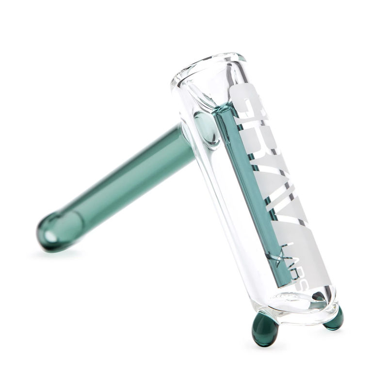 Grav® Large Hammer Bubbler w. Colored Accents - Color:Lake Green