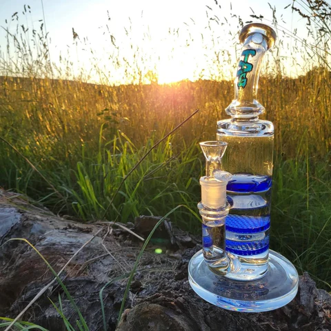 TAG 12” Double Honeycomb Perc Bong