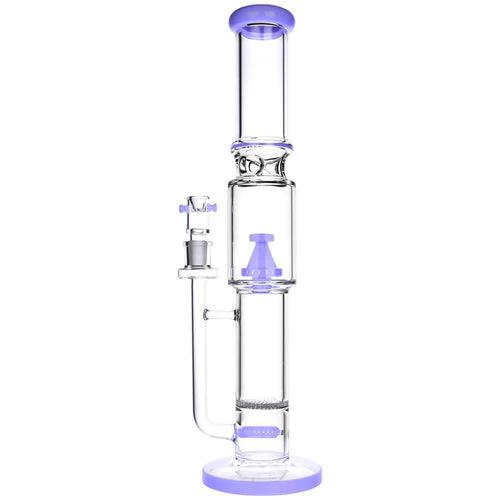 CaliConnected 18” Cone Perc Bong - Color:Purple