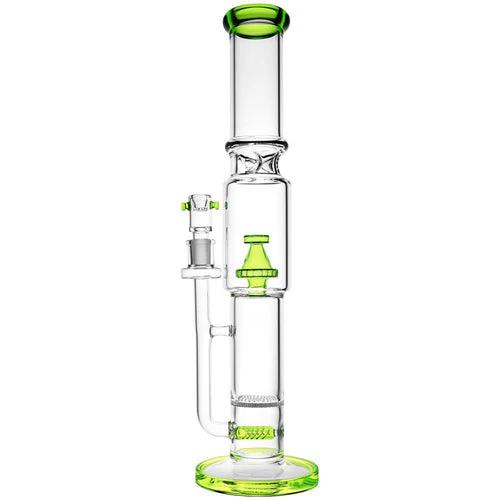 CaliConnected 18” Cone Perc Bong - Color:Green