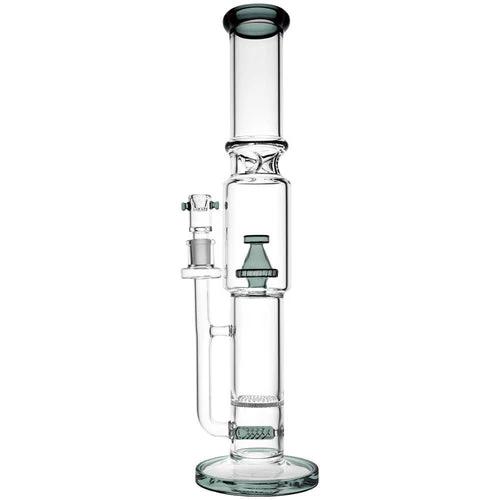 CaliConnected 18” Cone Perc Bong - Color:Gray