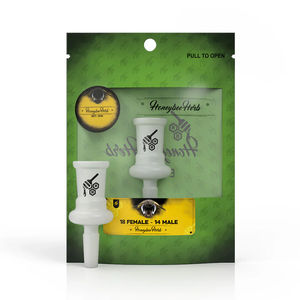 Honeybee Herb Glass Joint Adapters - Multiple Sizes - Size:18mm Female - 14mm Male