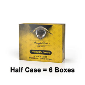 Honeybee Herb Cleaning Supplies - Style:6 Packs Honey Swabs Half Case