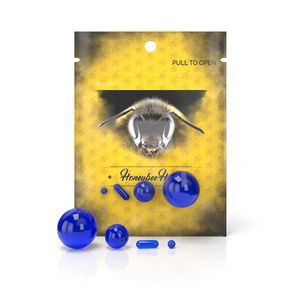 Honeybee Herb Dab Sets - Style:4-Piece Dab Marble Set - Color:Blue