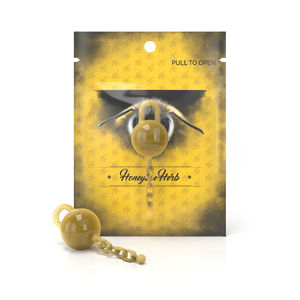 Honeybee Herb Dab Sets - Style:1-Piece Terp Chain - Color:Yellow