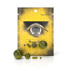 Honeybee Herb Dab Sets - Style:4-Piece Dab Marble Set - Color:Olive Green