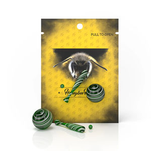 Honeybee Herb Dab Sets - Style:3-Piece Dab Baseball Set - Color:Green