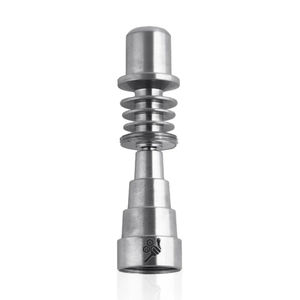 Honeybee Herb 6-in-1 Fully Universal Titanium Dab Nail - Style:Skillet Enail 20mm - Color:Silver