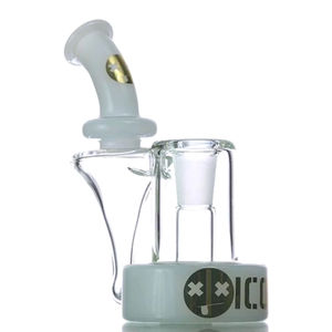 Icon Glass Nano Recycler Dab Rig - Color:White