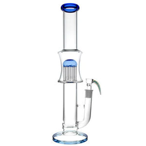 CaliConnected 17” Jellyfish Perc Bong - Accent Colors:Blue