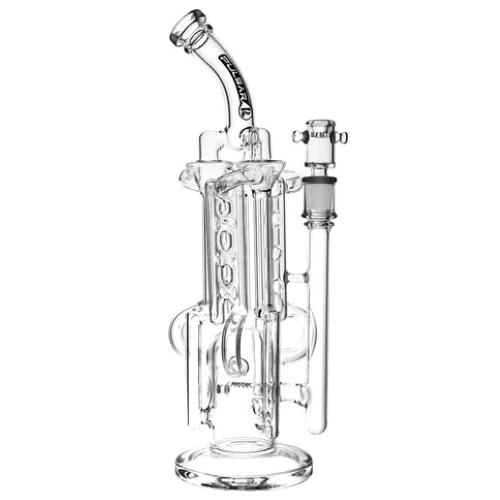 Pulsar 14” Space Station Recycler Bong - Color:Clear