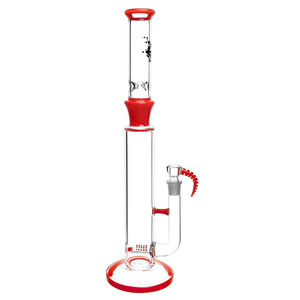 Pulsar 18” Upscale Horn Bong - Color:Red
