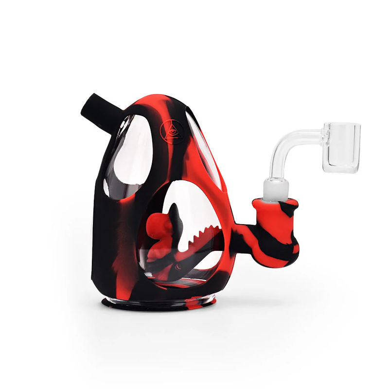 Ritual 5” Silicone Yoshi Egg Rig - Color:Black & Red