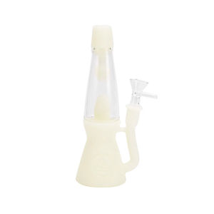 Ritual 7.5” Silicone Lava Lamp Bong - Color:White