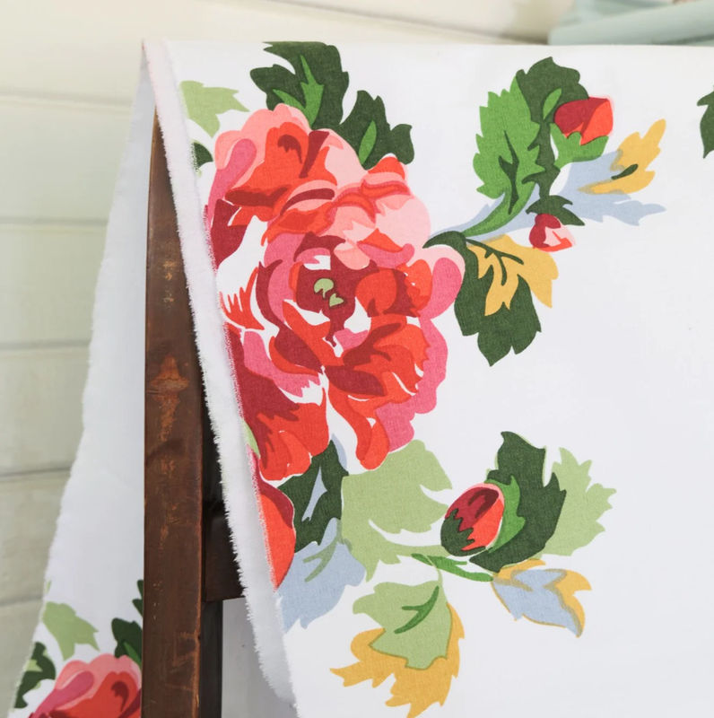 "Hedgerose" Cotton Yardage