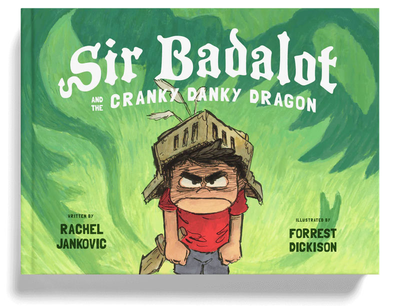 Sir Badalot and the Cranky Danky Dragon - Media:8x10 Print Only