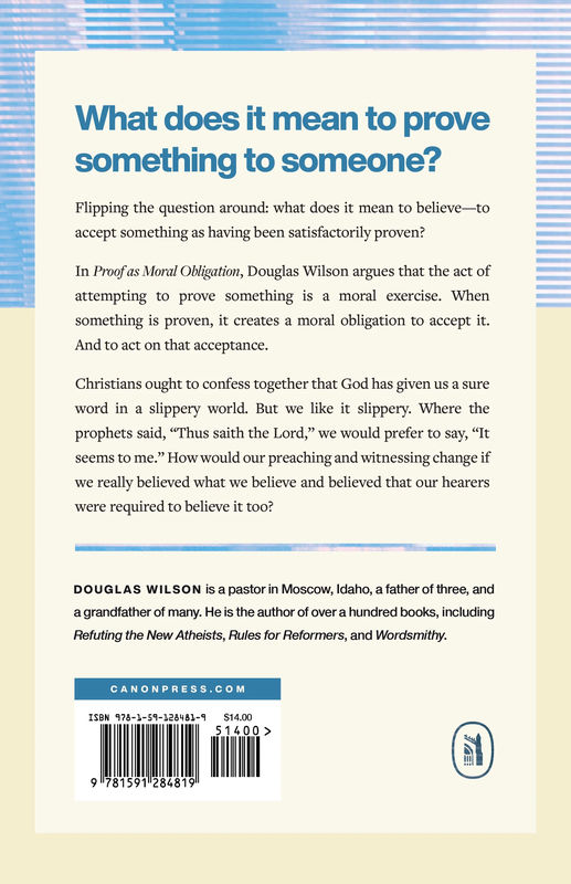 Proof as Moral Obligation