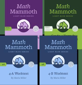 Math Mammoth - Grade 4 - Book:Full Package