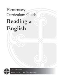 Elementary Curriculum Guide - Reading & English (Download)