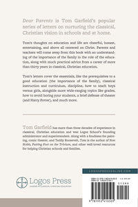 Dear Parents: Communicating the Christian & Classical Vision to Families