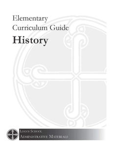 Elementary Curriculum Guide - History (Download)