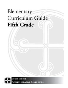 Elementary Curriculum Guide - 5th Grade (Download)