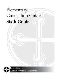 Elementary Curriculum Guide - 6th Grade (Download)